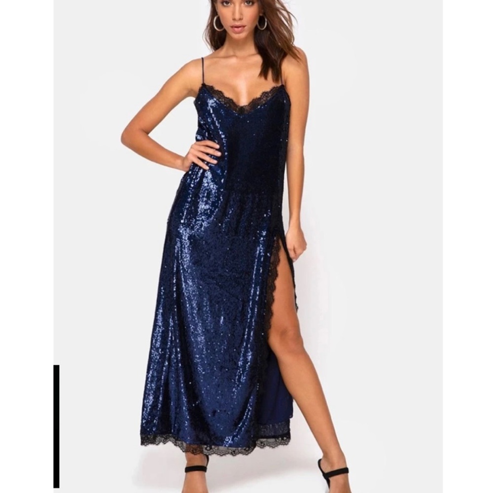 NWT Motel Rocks Sequin and Lace Dress